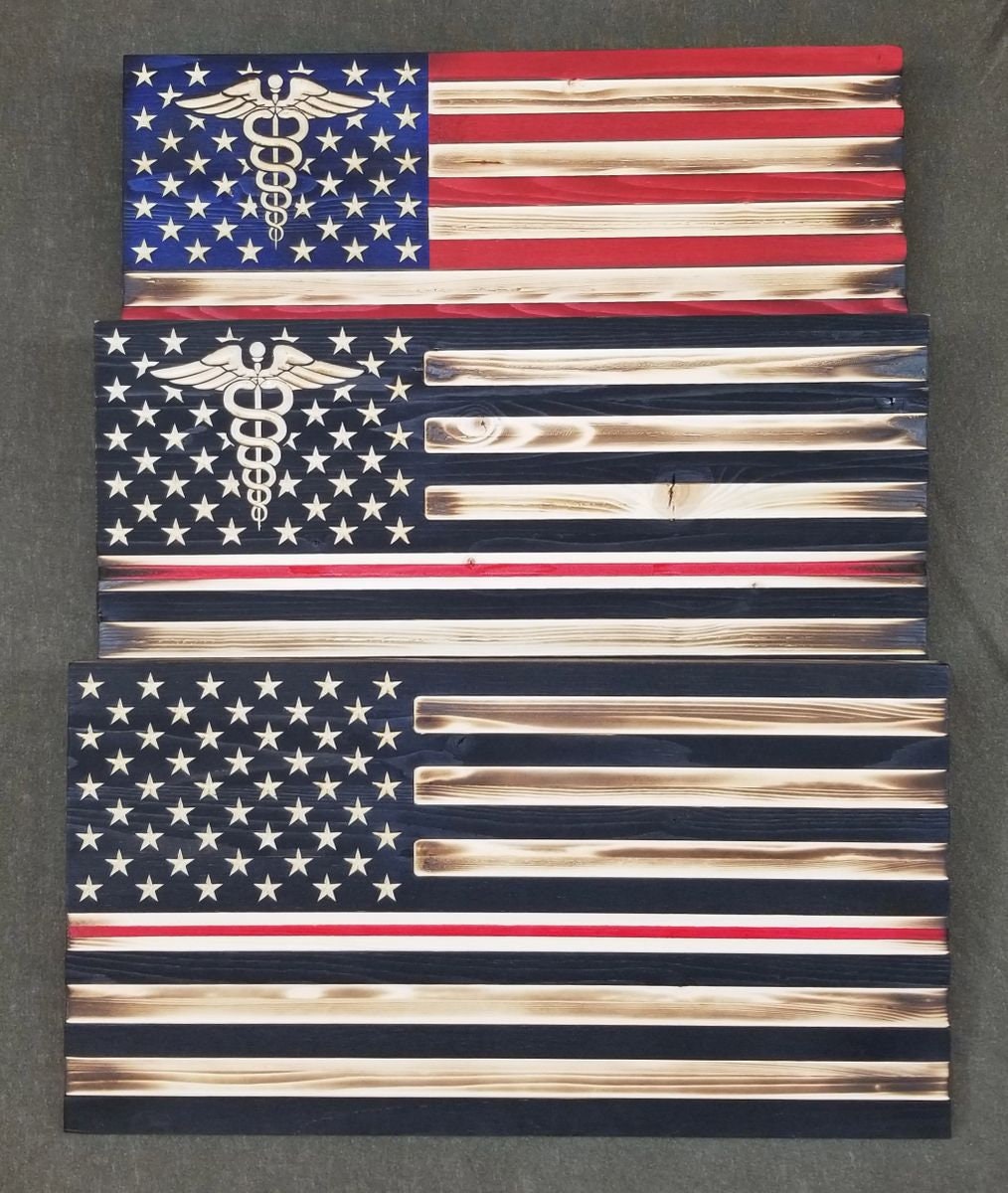 Nurse/Medical Flag Line Etsy