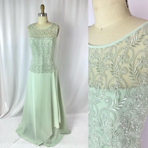 Mint 1990s prom dress/vintage event  dress Size M-L