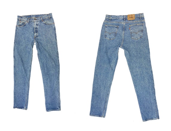 Orange Tab  Levi's blue Jeans / vintage Blue Jean… - image 1