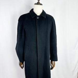 Alfani Soft Wool Classic Long Winter Overcoat - Large