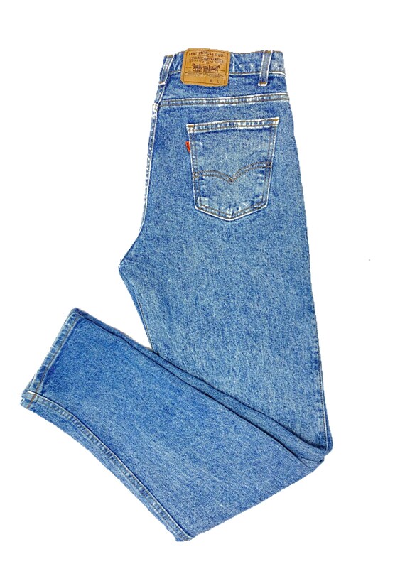 Orange Tab  Levi's blue Jeans / vintage Blue Jean… - image 5