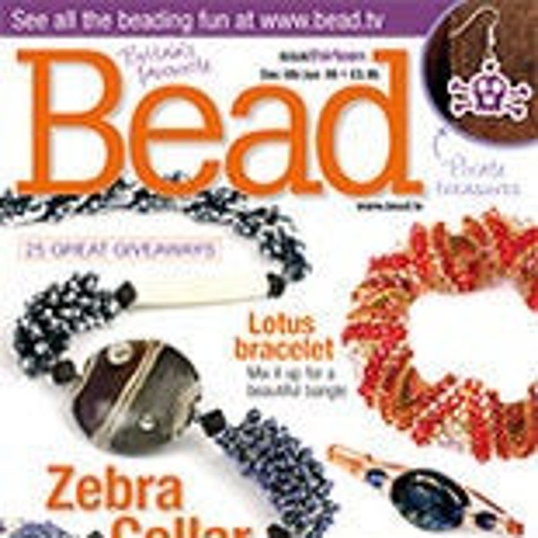 Antiquariat 1 - UK Bead Magazine verschiedenen Ausgaben  2007-2008
