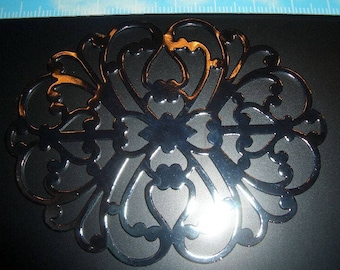 Large lasercut ornament/pendant - 75 x 60 mm