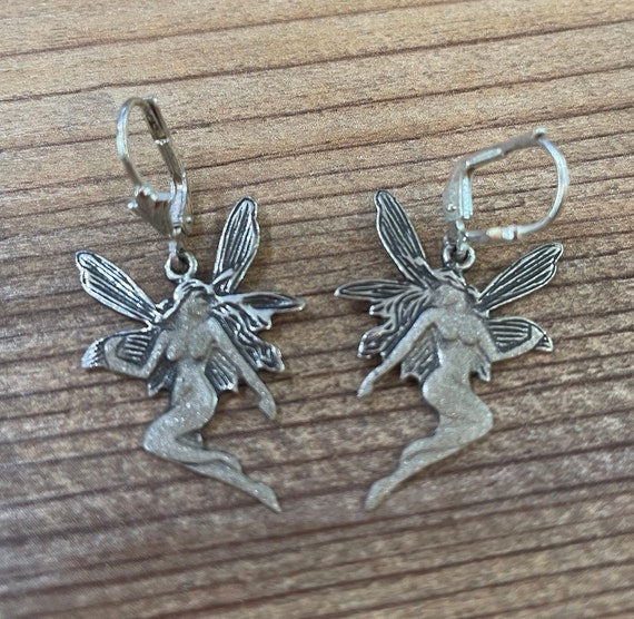 Echtsilber 925er - Design Anhänger und Ohrringe - Frog, Elves and a pair of Roses