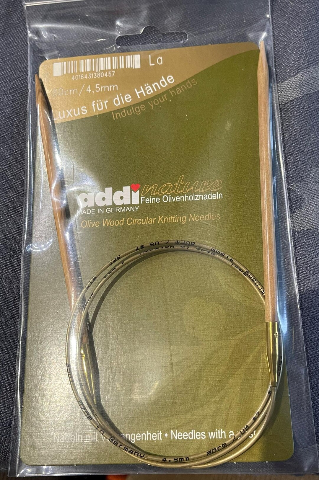Addi Circular Knitting Needles - Olive, Bamboo or Lace - 40 Cm, 60 Cm ...