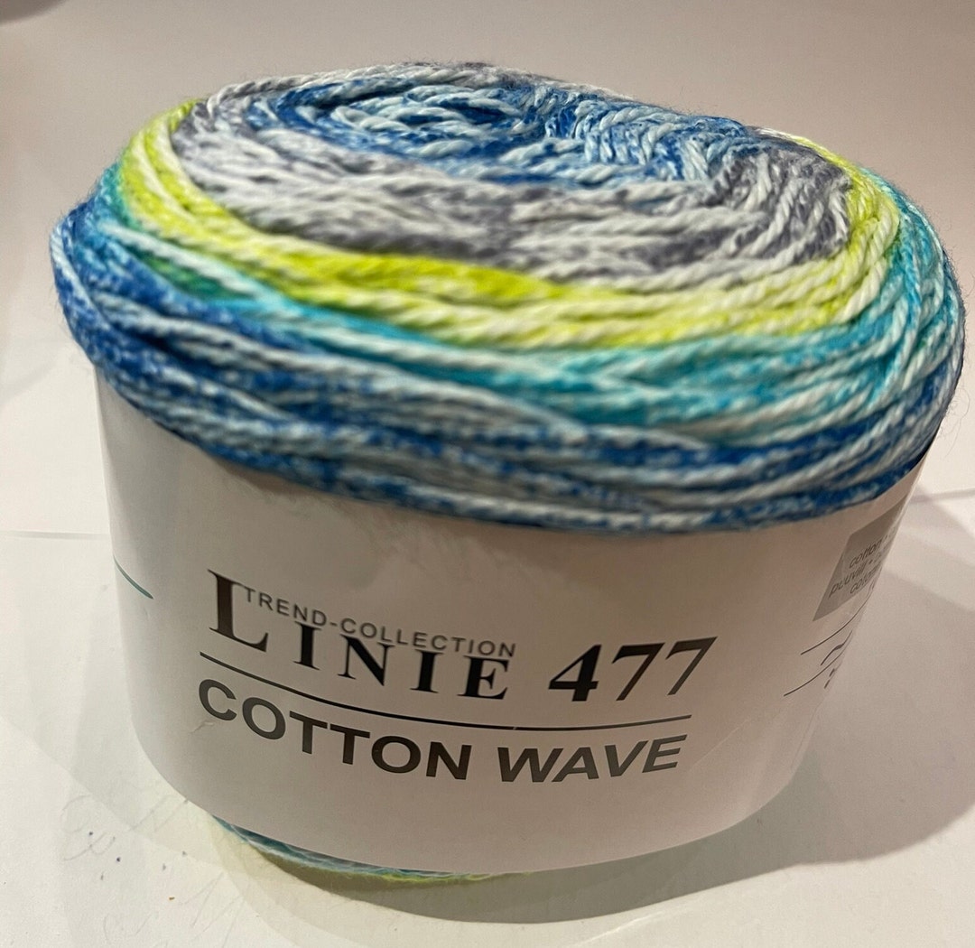 Online Wool LINE 477 COTTON WAVE 100 Gram Bobble 3 Colors - Etsy