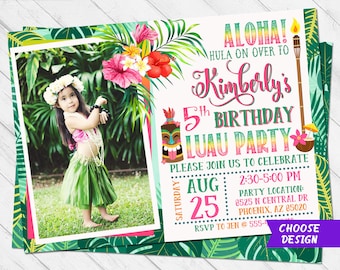 Hawaiian Invitation Etsy