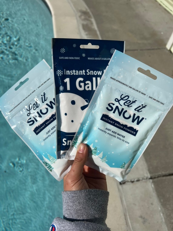 Let It Snow Instant Snow Powder for Cloud Slime Artificial 
