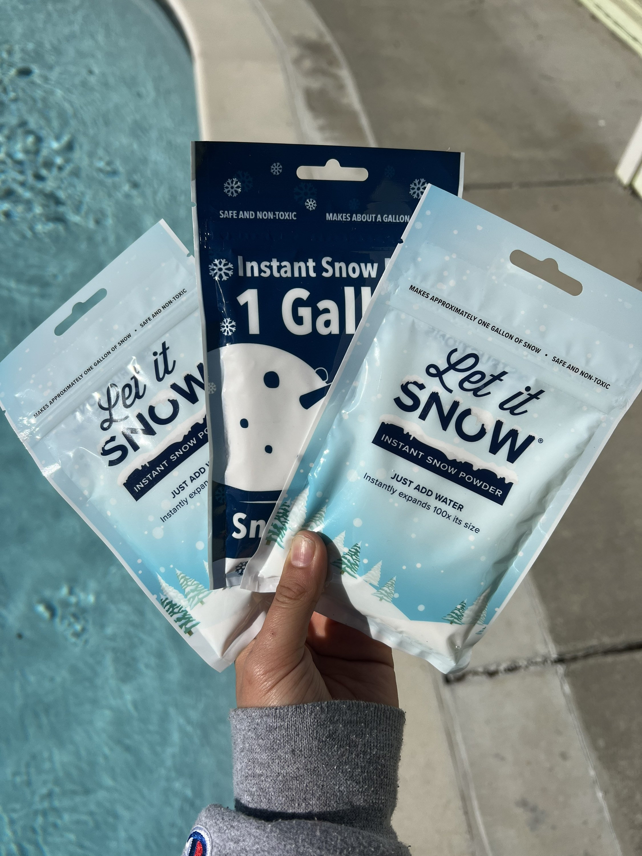 Instant Snow 3 Pack let It Snow & Snowonder fake Snow 