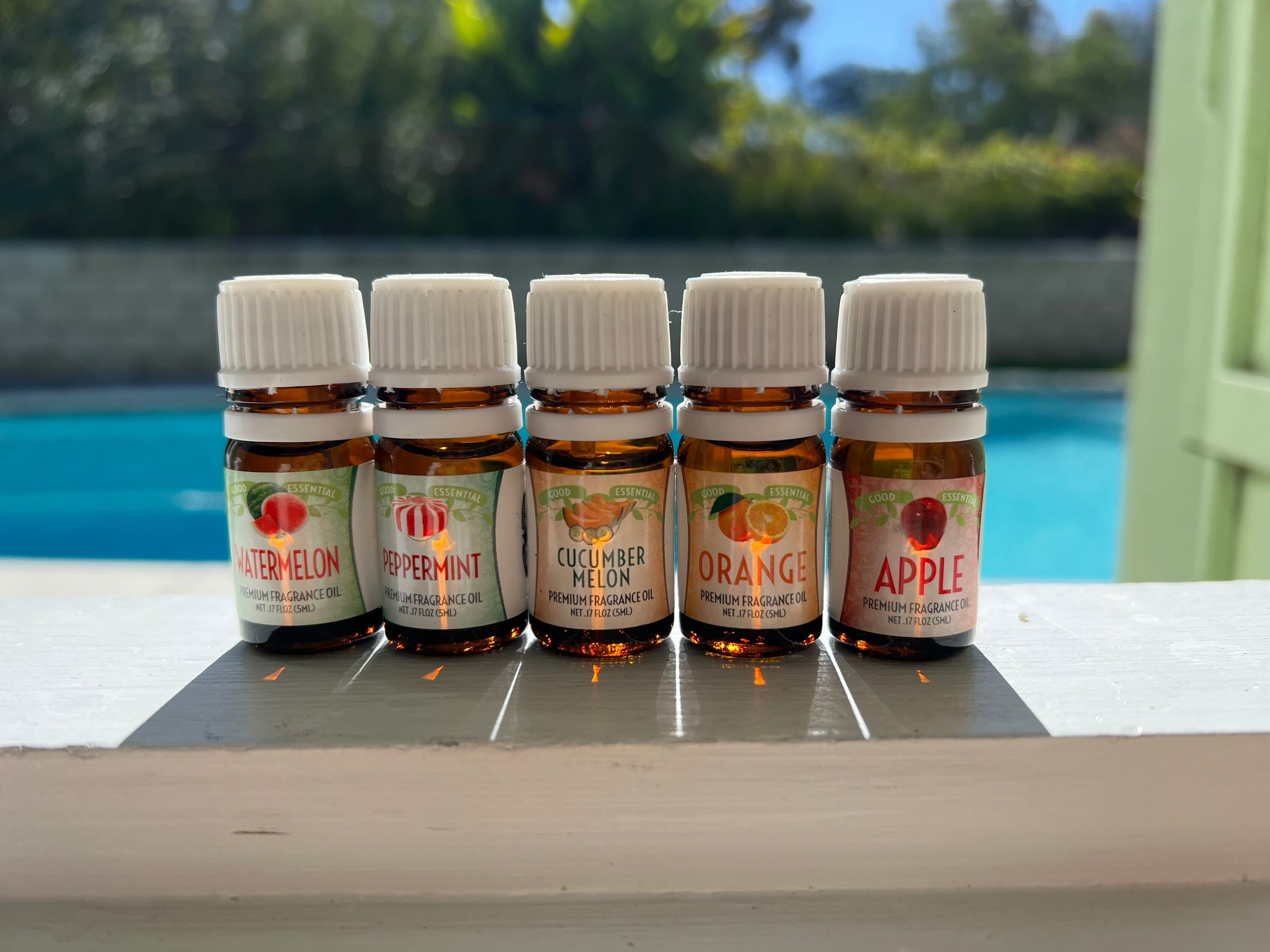 10-Pack: Fruity Fragrance Premium Aromatherapy Diffuser Oils Set