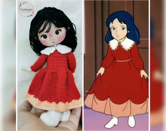 sara/ little princess/ pdf English pattern/ amigurumi doll pattern/ crochet doll tutorial /stuffed doll/ amigurumi/ Amitopia/ sarah/ knit