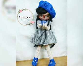 Olivia / poupée/ pdf patron anglais/ patron ballerine amigurumi / patron poupée/ tuto poupée crochet /poupée peluche/ patron par Amitopia