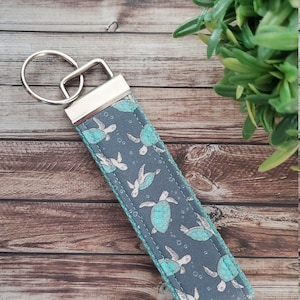 Turtle Wristlet, Key Fob, Keychain