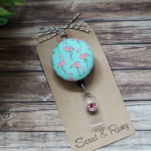 Flamingo Badge Reel