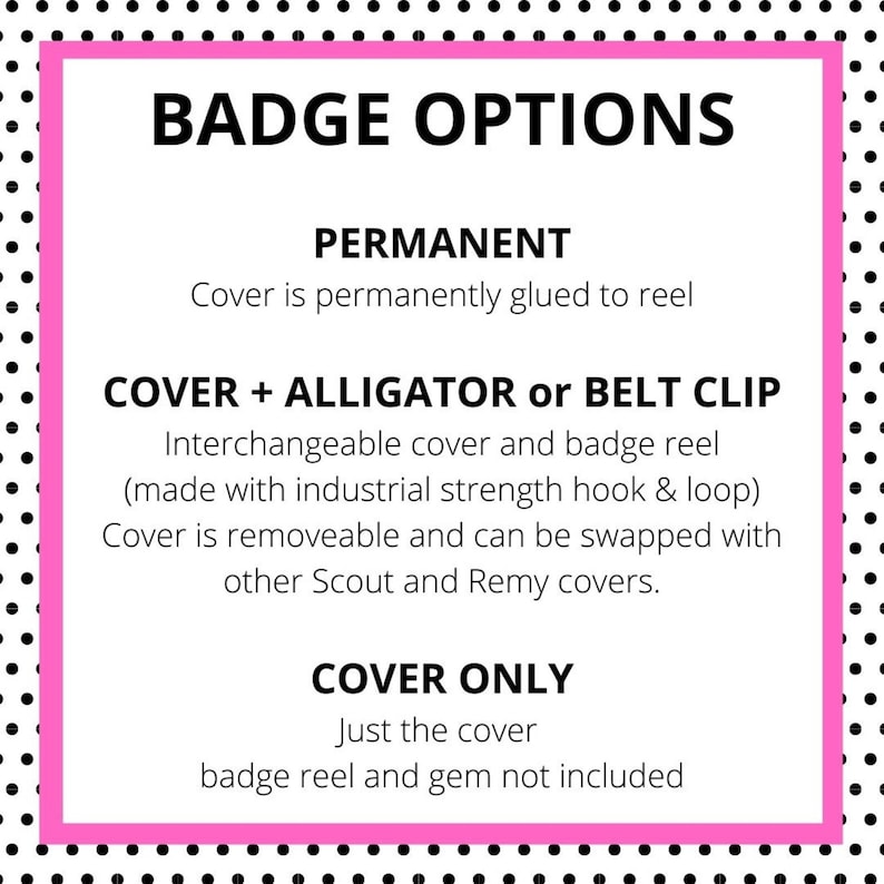 Neutral Boho Leaf Badge Reel, Interchangeable or Standard Option Bild 5