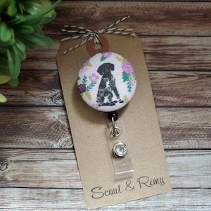  Love Paw Vet Pictures - Retractable Badge Reel with Swivel Clip  and Extra-Long 34 inch Cord - Badge Holder/Animal Lover/Dog  Lover/Veterinarian/Vet Tech/RVT : Office Products