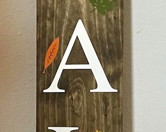 Hello Fall Porch Sign