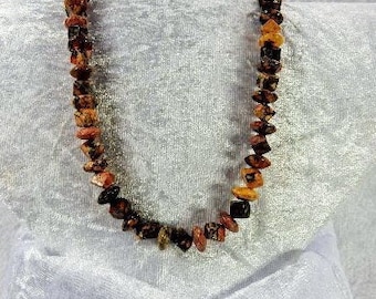 Gemstone jewelry, leopard jasper necklace, unique gift, Mother's Day,