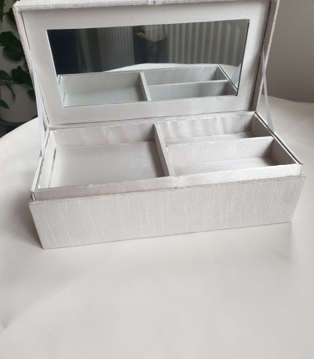 Jewelry Storage Jewelry Box Jewelry Box Fabric Covered Etsy UK