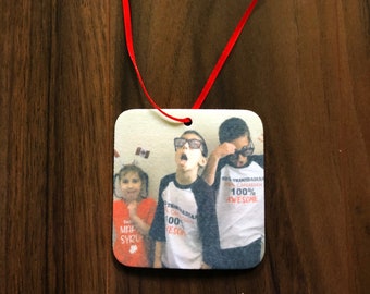 Custom Photo Car Air Freshener | Personalized Picture Freshener | Gift for Him or Her | Car Accessory