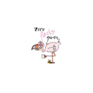 Imán de flamenco de Zero Flocks Given / Decoración divertida para el refrigerador / Regalo para amigos