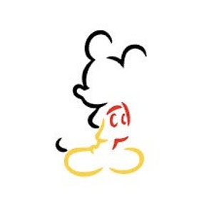 Temporary tattoo, fake tattoo, Kids tattoo, Mickey Mouse, Minnie Mouse, Vacation tattoo, Birthday party tattoo, Custom tattoo, Fun tattoo