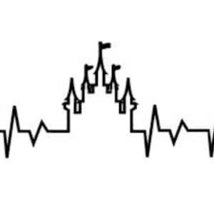 Castle heartbeat temporary tattoo, Fake tattoo, Kids tattoo, Vacation tattoo, Birthday tattoo, Custom tattoo