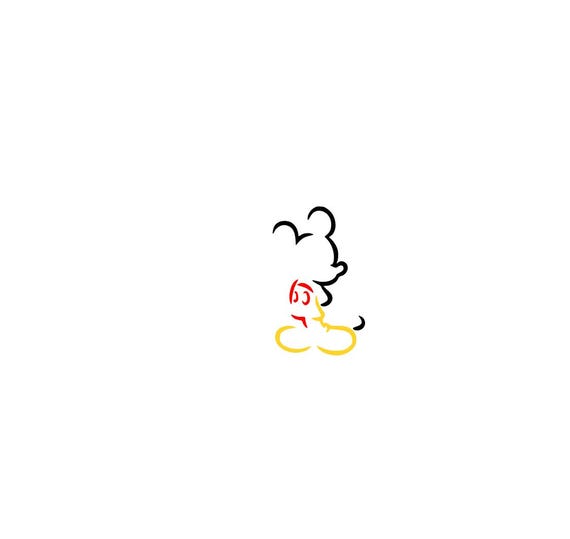 Mickey and Minnie Mouse Temporary Tattoo | Kids Birthday Party Favour