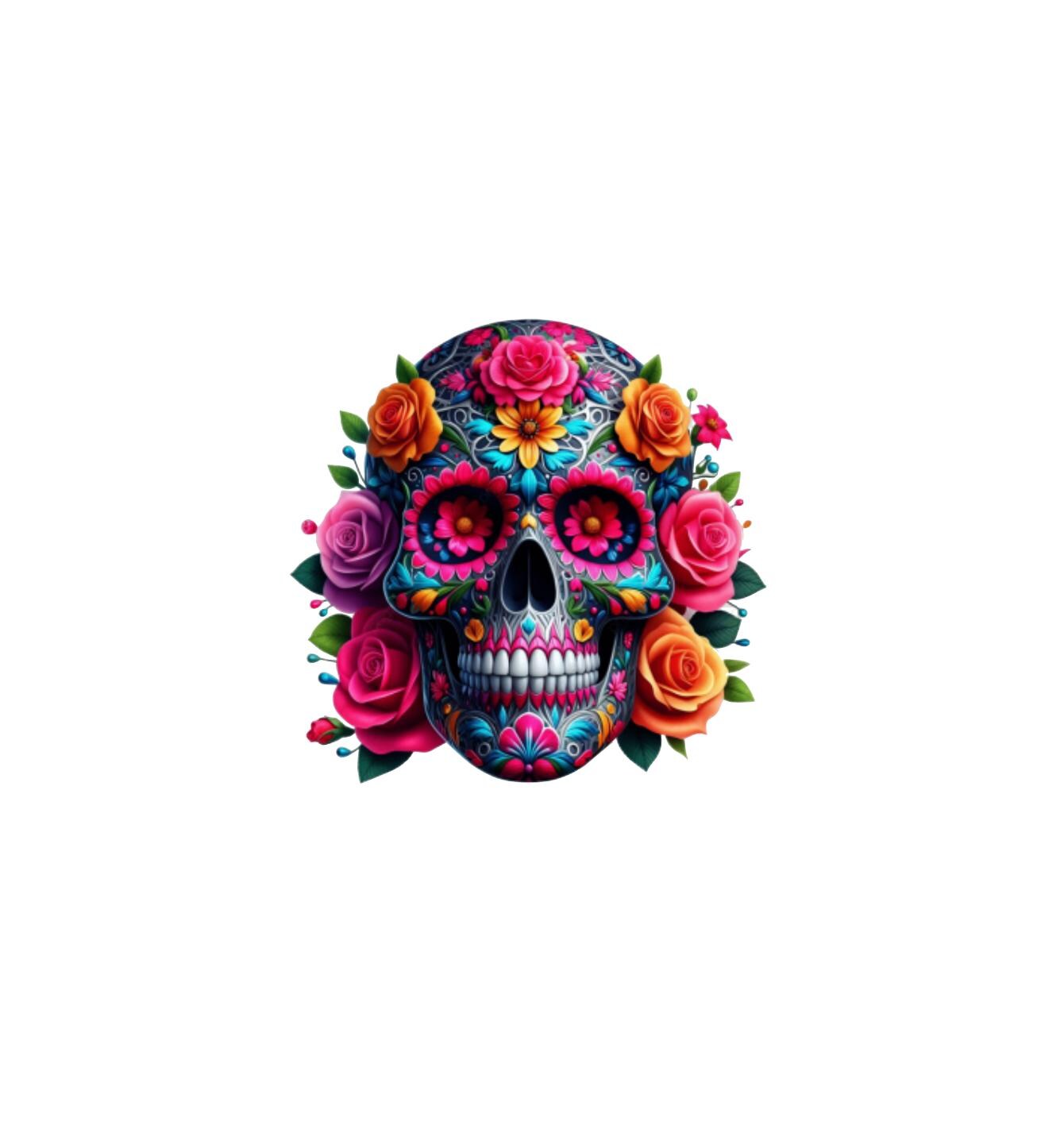 Sugar Skull Temporary Tattoo Set | Day of the Dead Tattoo | Die De Los ...