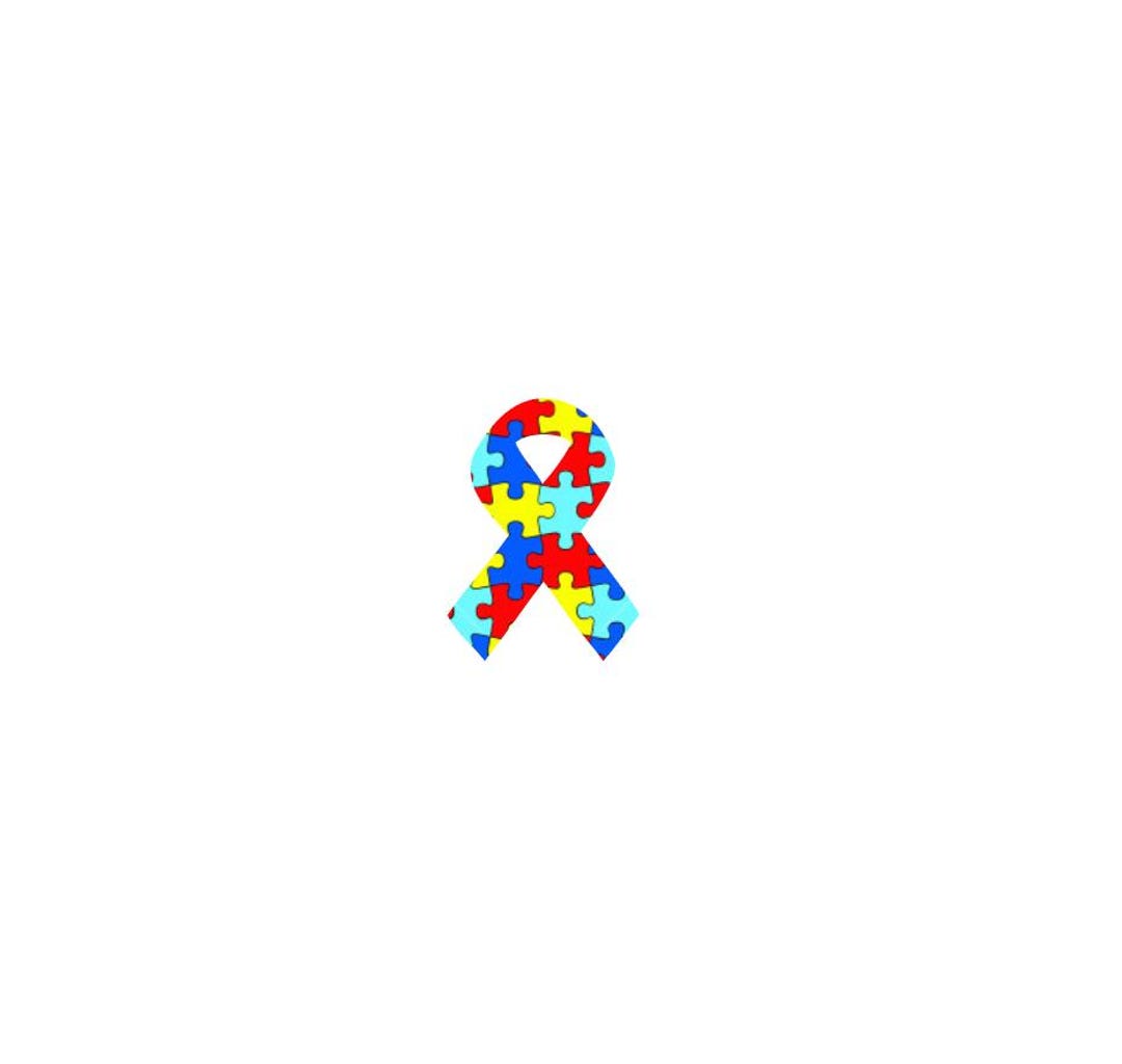 Autism Puzzle Piece Ribbon Temporary Tattoo | Autism Awareness Tattoo ...