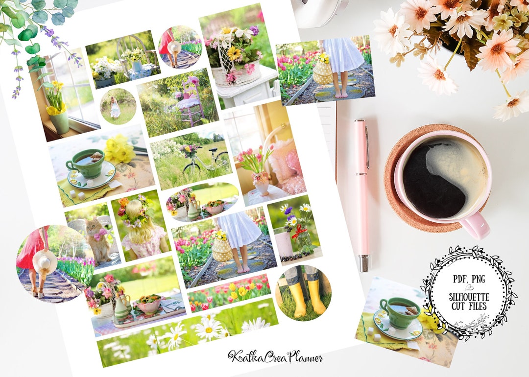 SPRING GARDEN Printable Bullet Journal & Planner Kit/bullet Journal ...