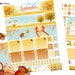 Printable September Monthly View Stickers, Planner Stickers for Erin ...