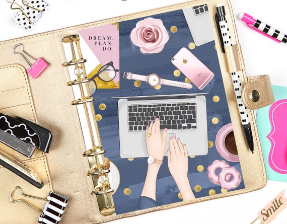 Fashion Girl Planner Dashboard: A5 Printable Planner Insert (Digital Download)