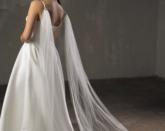 Bridal cape Detachable shoulder Wings