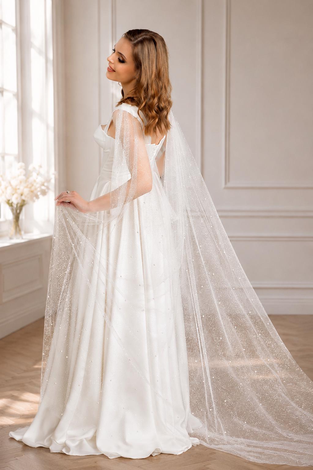 Beaded Bridal Cape - Etsy