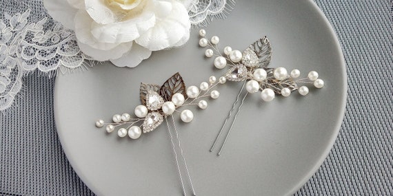 USA Bobby Pin Rhinestone Crystal Hair Clip Hairpin Elegant Silver Wedding Bridal