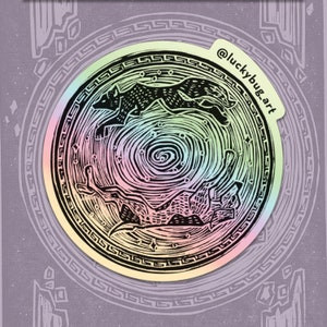 Eternal Chase Holographic Sticker