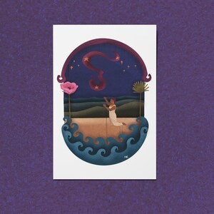 Berenice&#39;s Locks Illustration Print