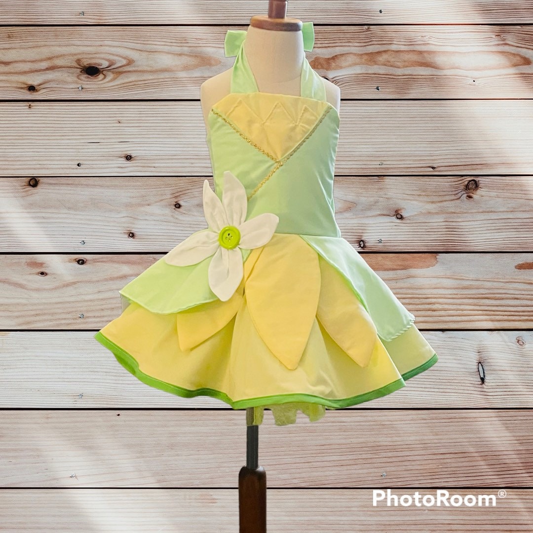 open lace back dress Amazon.com: Disney Princess and the Frog Tiana Costume for Women