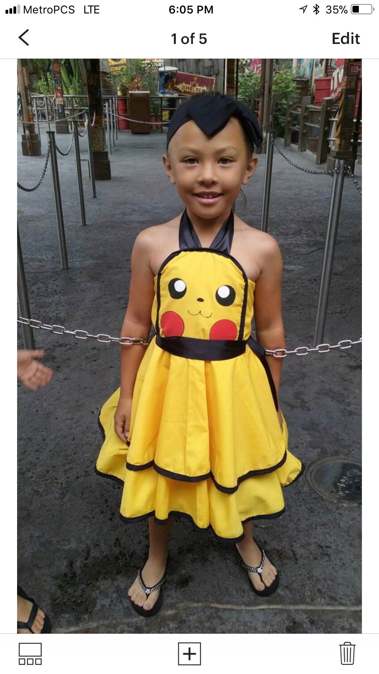 Girls Pikachu Dress - Etsy