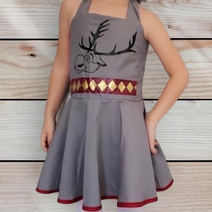 Sven Inspired dress, Frozen Dress