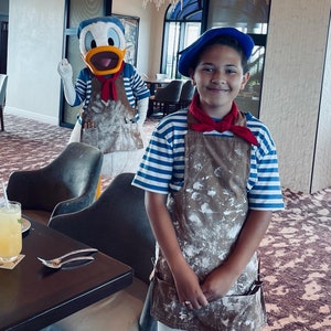 Topolinos Donald Duck Apron and red Bandana