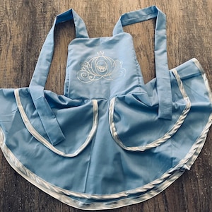 Cinderella carriage blue ball dress