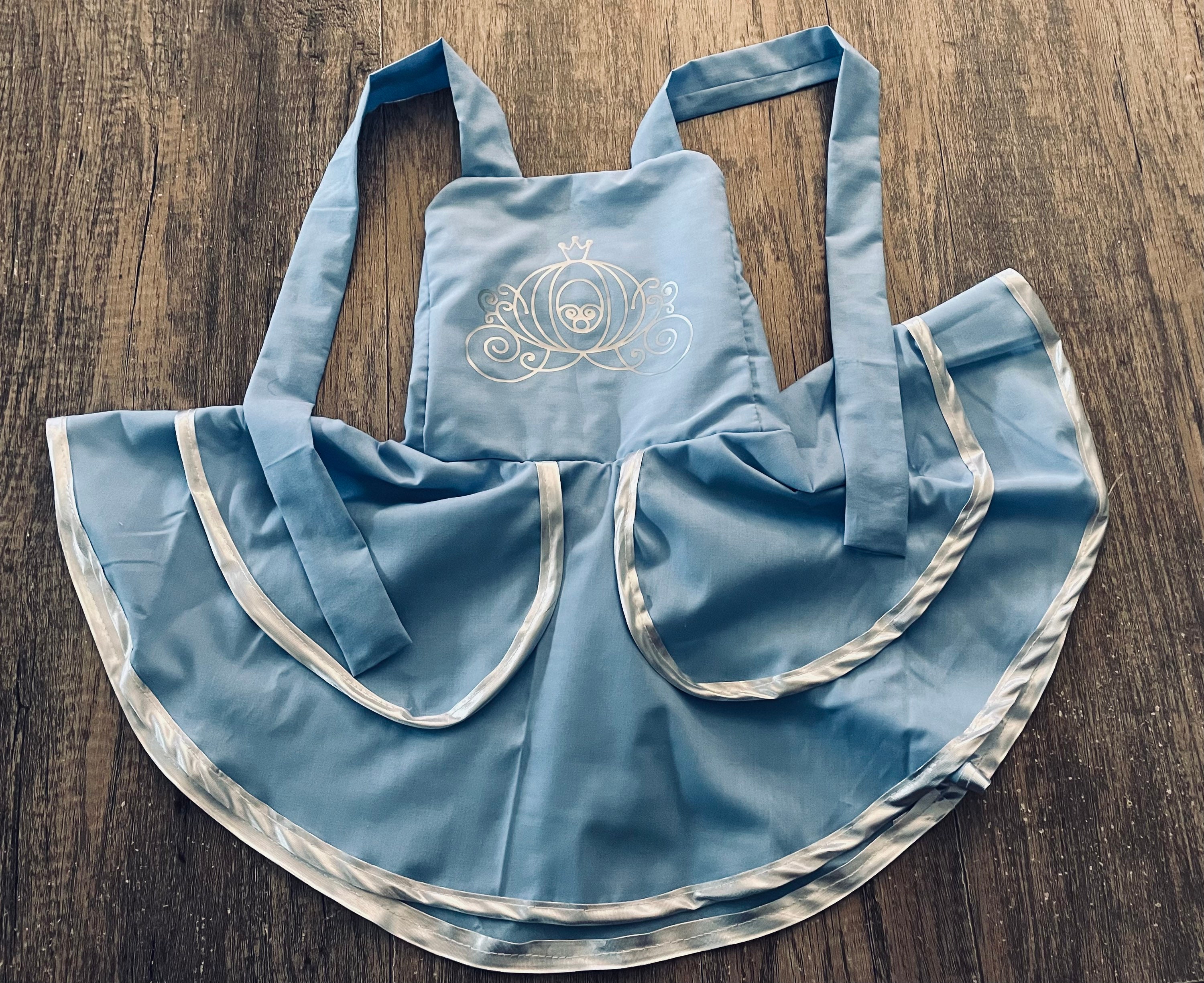 Cinderella carriage blue ball dress