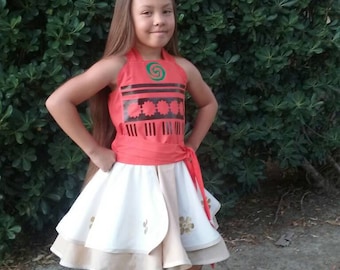 Moana Inspired Dress