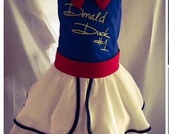 Donald Duck Inspired Dress: Cosplay Costume Outfit