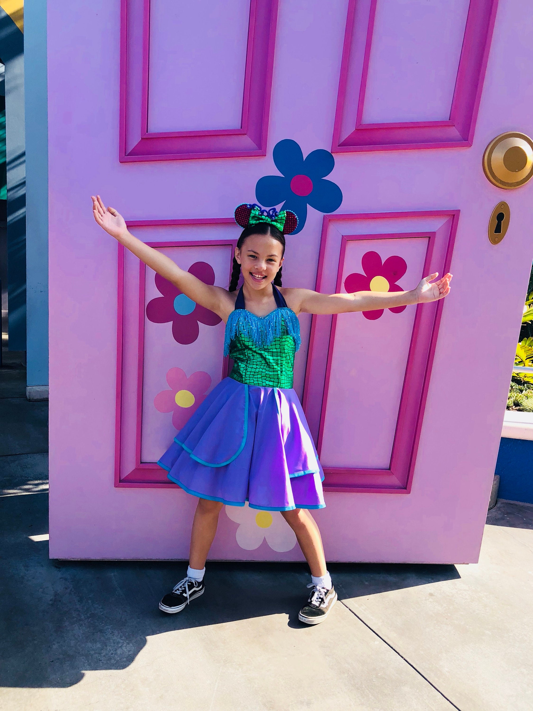 Kids' Disney Descendants Celia Multi-Coloured Outfit with Jacket & Leggings  Halloween Costume, Assorted Sizes