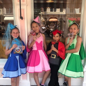 Sleeping Beauty Fairy Dress-Flora, Fauna and Merryweather