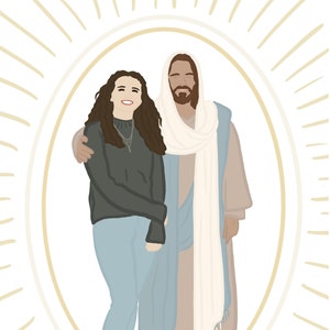 Portrait with Christ (Custom Digital)