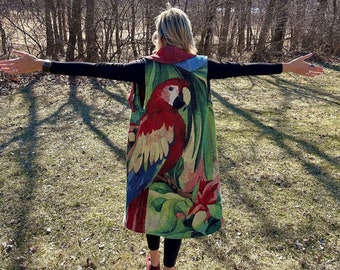 Rainbow Rainforest Cozy Blanket Vest